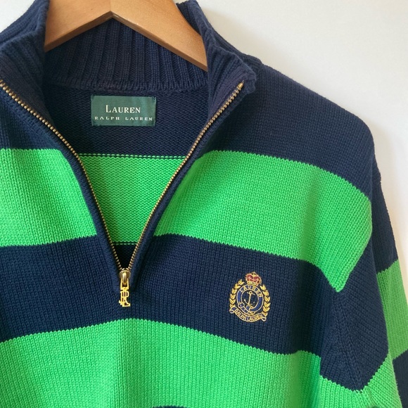 Vintage lauren ralph lauren striped sweater - Picture 2 of 6